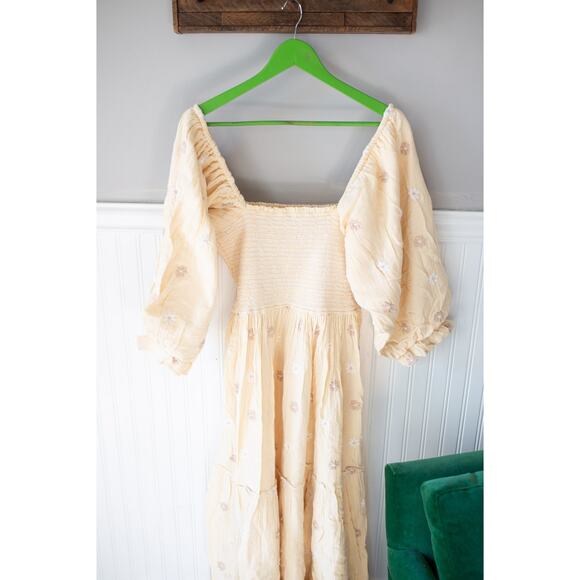 Free People Dahlia Embroidered Maxi Dress XL NWT - Picture 5 of 6